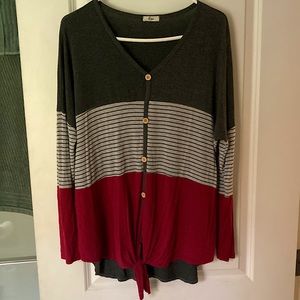 EUC Egs high low tunic